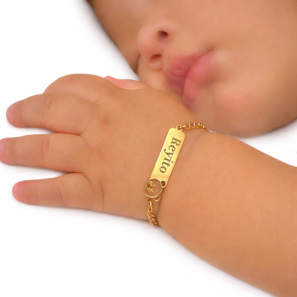 Pulsera Personalizada • Dulces Siluetas • (0-5 años) • Hipoalargénica