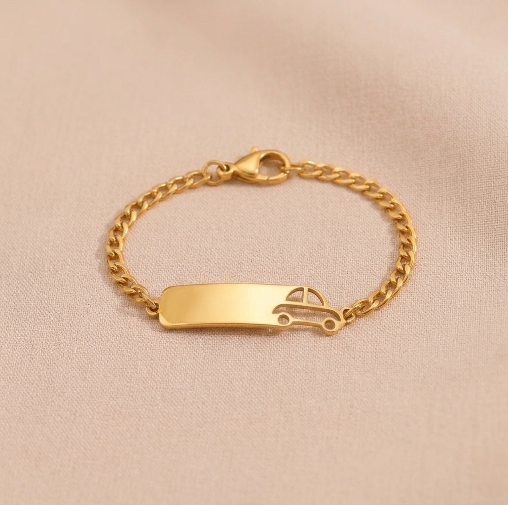 Pulsera Personalizada • Dulces Siluetas • (0-5 años) • Hipoalargénica
