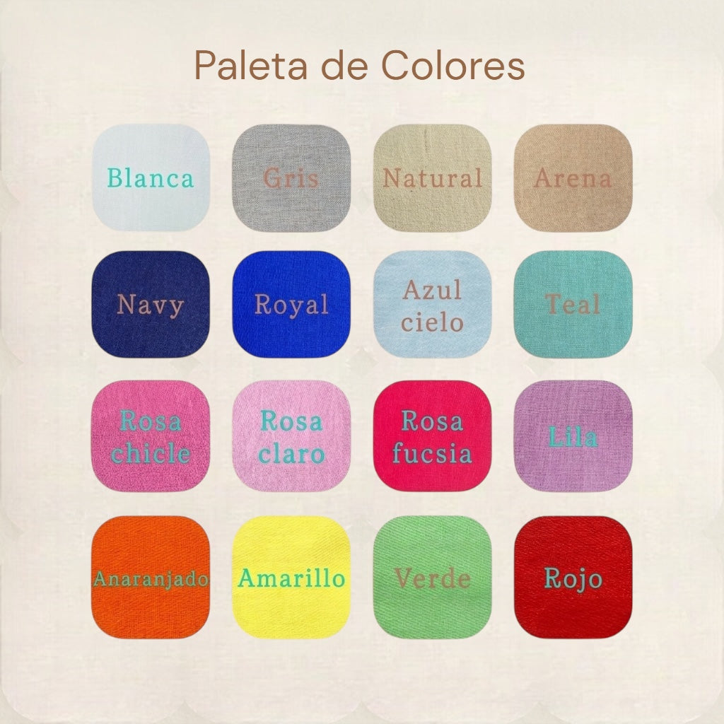 Crea Tu Paño Personalizado - Elige Tamaño y Color