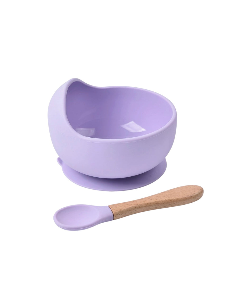 Set de Tazón y Cuchara de Silicona