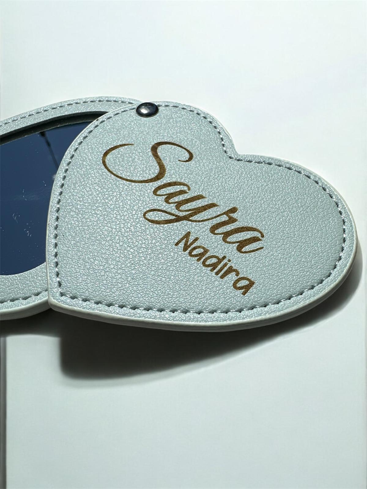 Espejos Compactos Personalizados en Leather