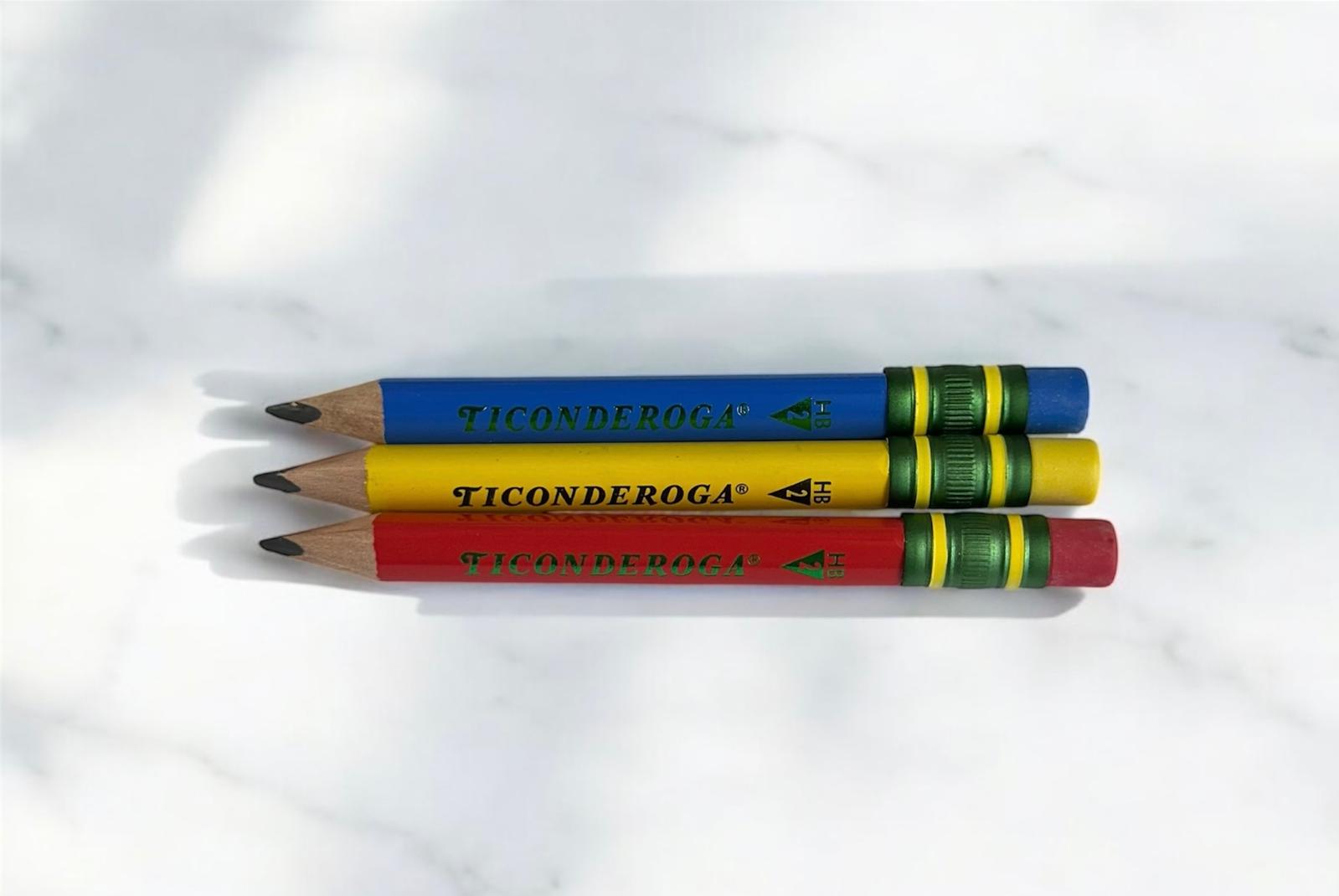 Lápices Gruesos #2 Ticonderoga "My first" set de 4.